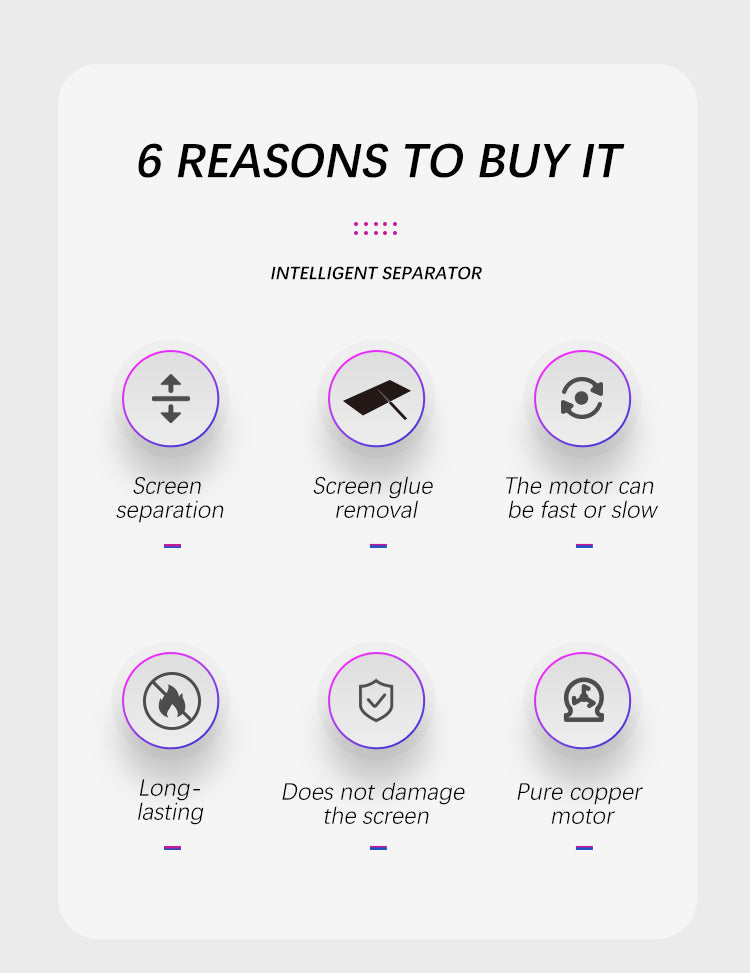 TBK 002 2-in-1 Electric Glue Remover & Screen Separation Wire Handle Tool