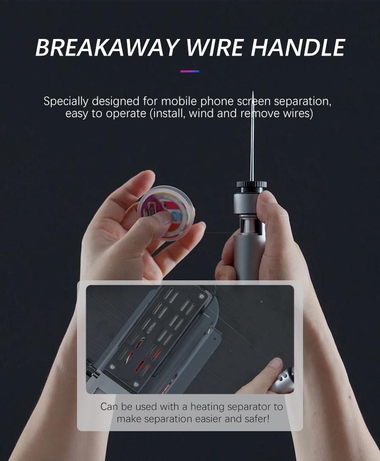 TBK 002 2-in-1 Electric Glue Remover & Screen Separation Wire Handle Tool