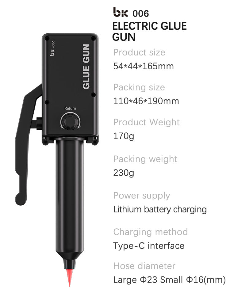 TBK 006 Cordless Electric Glue Gun for Mobile Repair & Precision Adhesive Dispensing