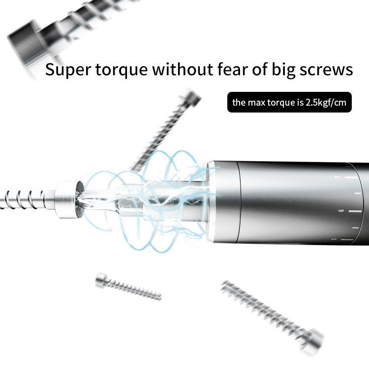TBK 008 Cordless Electric Precision Screwdriver | Adjustable Torque (0.1-2.5 kgf/cm) | 24-Bit Repair Kit for Mobile Phones & Electronics