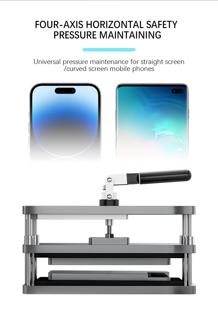 TBK 201A Universal Screen Pressure Fixture with Digital Timer for Mobile Phone Bonding Repair