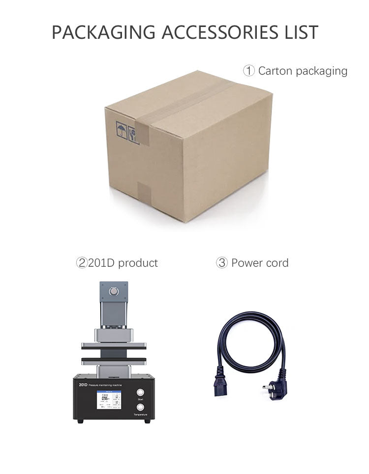 TBK 201D Intelligent Heating & Pressure Bonding Machine | Screen & Back Cover Frame Laminator