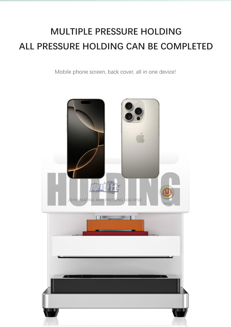 TBK 201H Pro Intelligent Heating Press Machine with Silent Compressor for iPhone 12-17 Repair