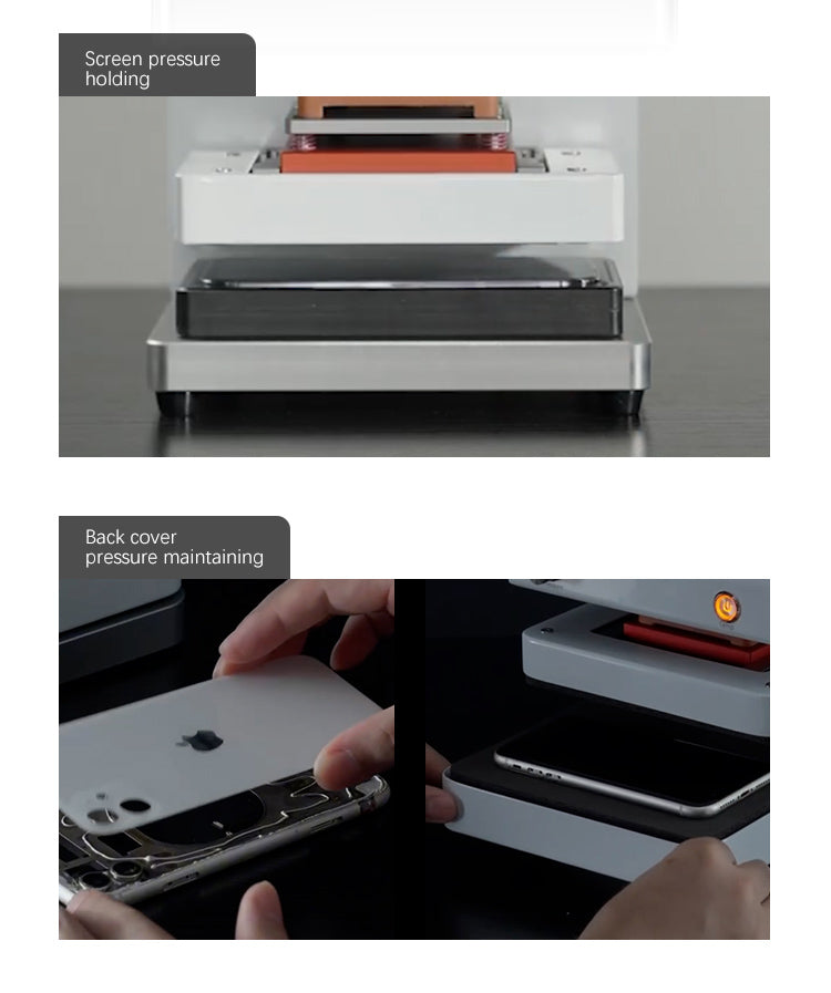 TBK 201H Pro Intelligent Heating Press Machine with Silent Compressor for iPhone 12-17 Repair