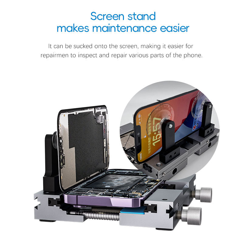 TBK 202A 3-in-1 Phone Repair Tool: Screen Removal Clamp, Holder & Pressure Fixture