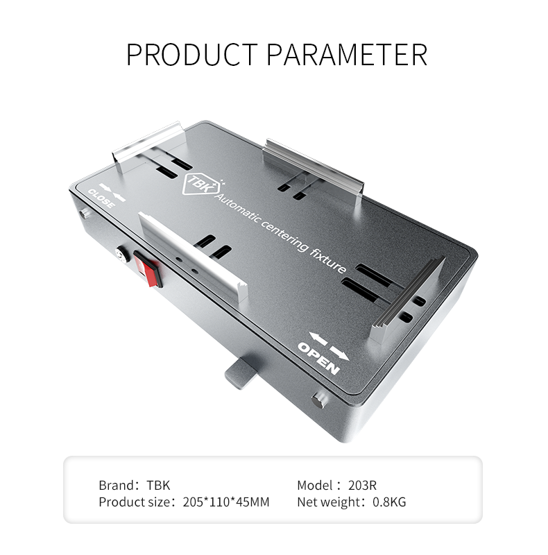 TBK 203R Automatic Alignment Jig for Laser Machines | Universal Mobile Phone Centering Fixture & Repair Clamp