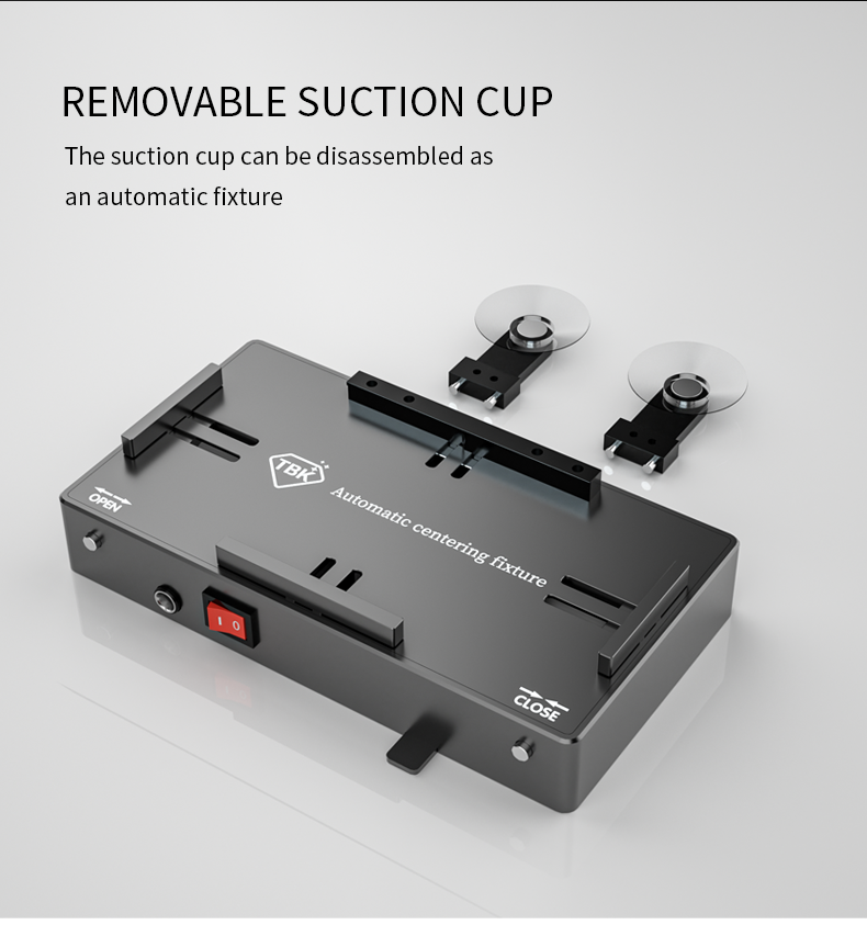 TBK 205 Automatic Centering Fixture | Universal Mobile Phone Repair Holder & LCD Screen Clamp
