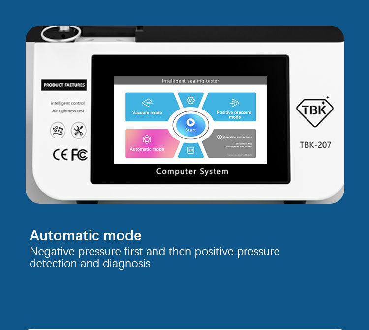 TBK 207 Air Tightness Tester for Mobile Phone Water Resistance & IP68 Seal Verification