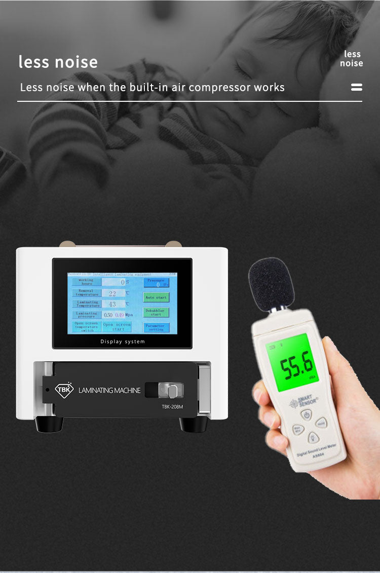 TBK-208M | Intelligent 3-in-1 OCA Laminating Machine with Separator & Bubble Remover