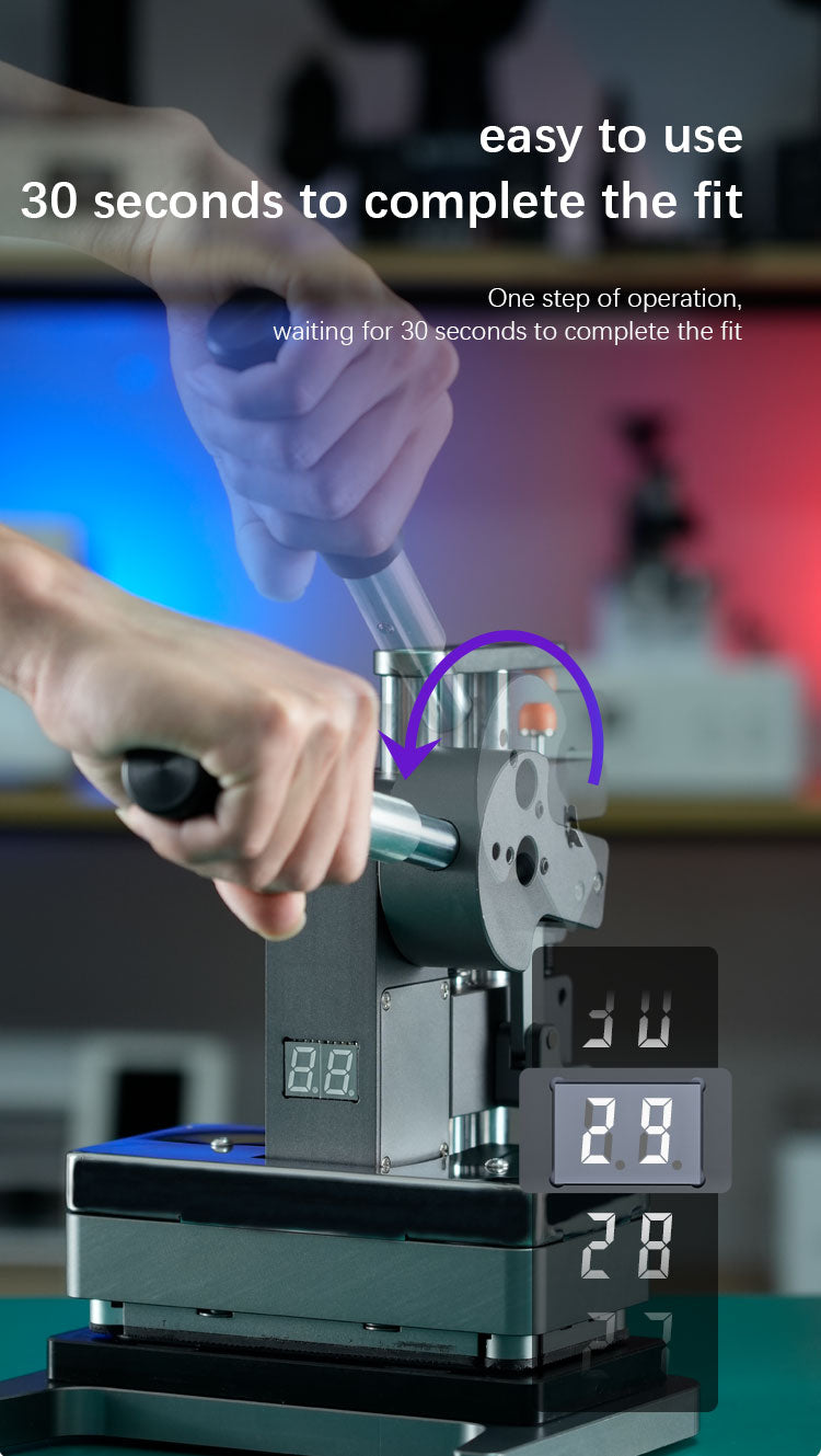 TBK 209 iPhone Screen Pressure Holding Machine | Precision Alignment & Waterproof Adhesive Seal Tool