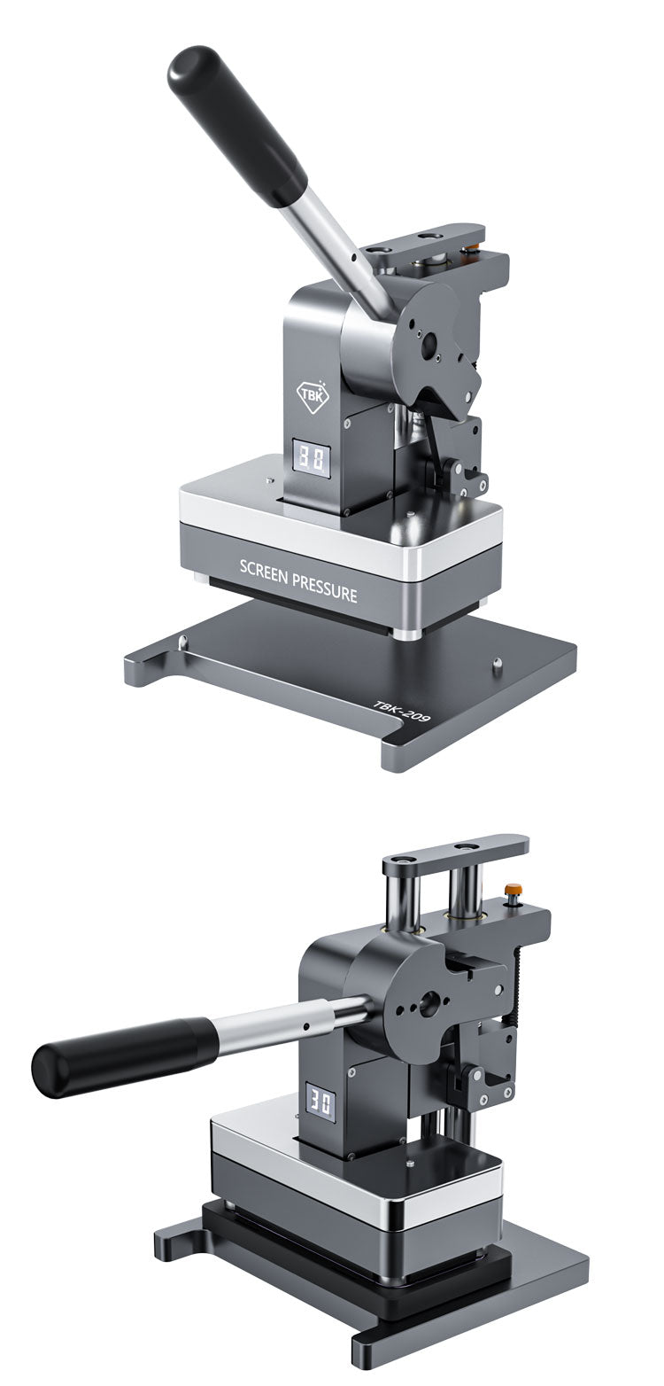 TBK 209 iPhone Screen Pressure Holding Machine | Precision Alignment & Waterproof Adhesive Seal Tool