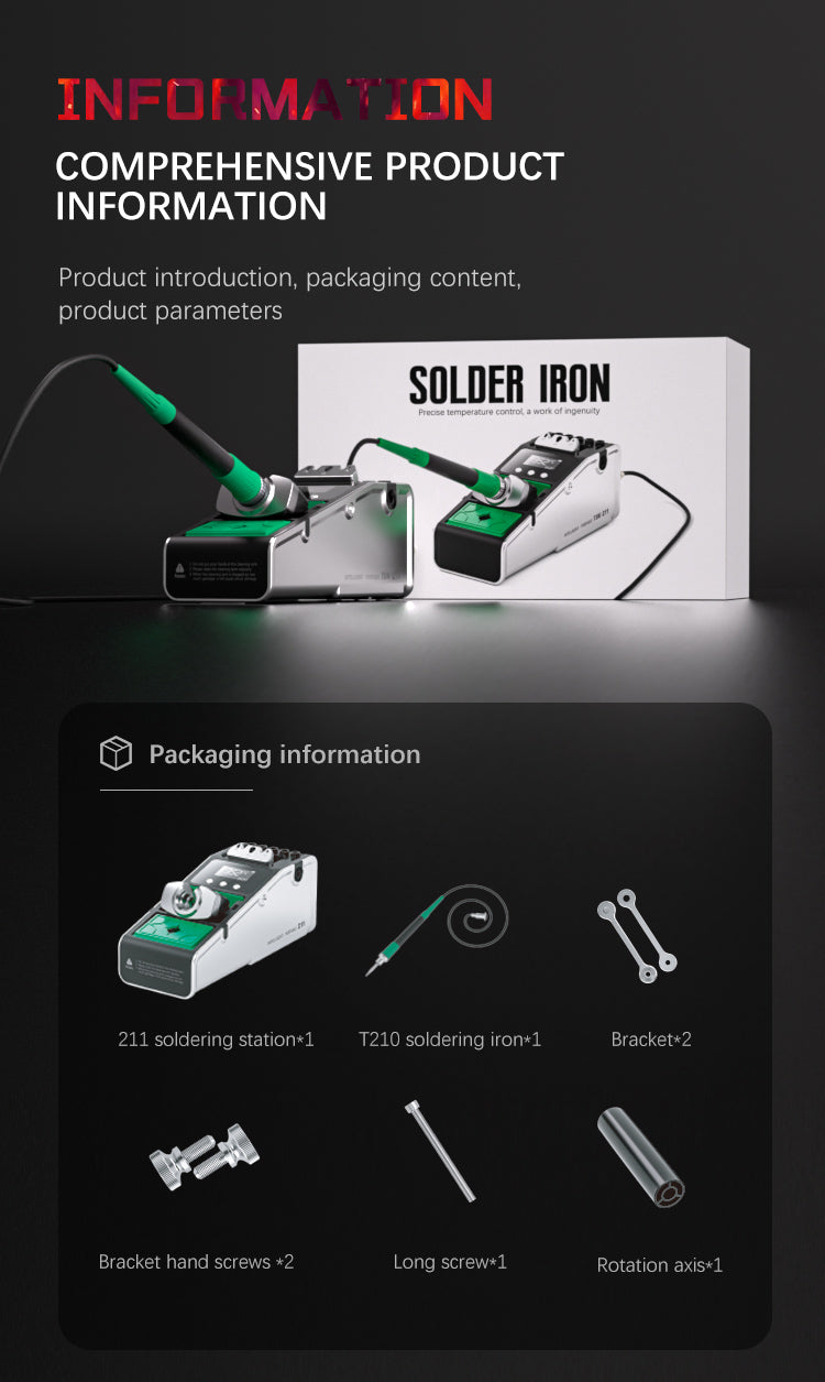 TBK 211 Cordless Portable Soldering Station with Electric Tip Cleaner (Battery Powered)
