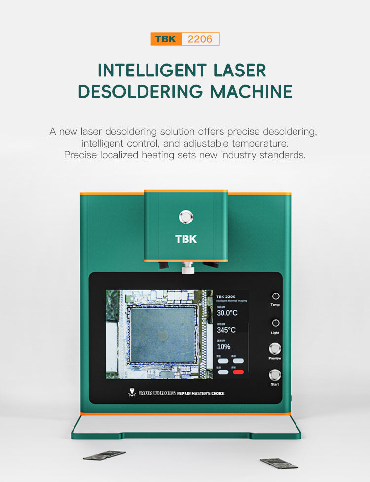 TBK 2206 Laser Soldering Machine with Thermal Imaging & HD Microscope for Motherboard Repair