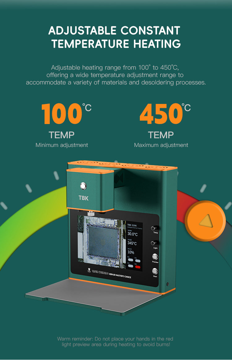 TBK 2206 Laser Soldering Machine with Thermal Imaging & HD Microscope for Motherboard Repair