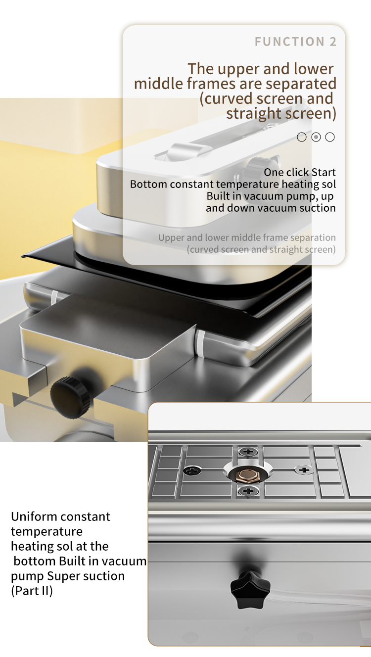 TBK-258S Multifunctional LCD Screen Separator & Frame Remover with Built-in UV Curing