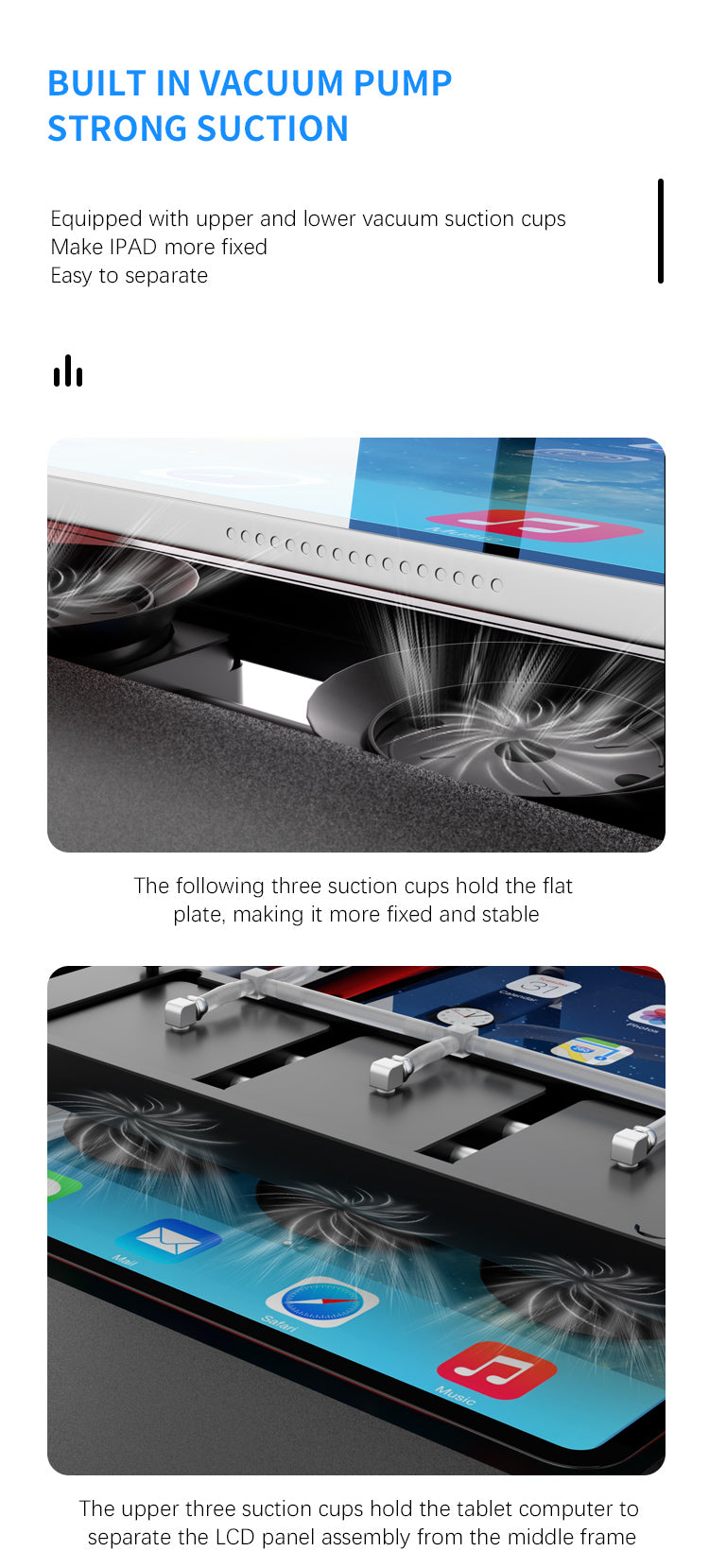 TBK 288L Automatic Tablet Screen Separator with Universal Heating Platform