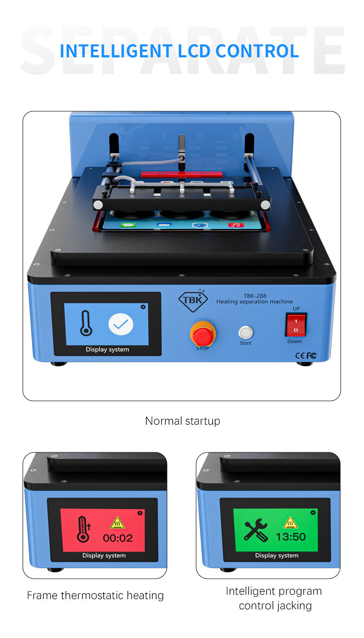 TBK 288L Automatic Tablet Screen Separator with Universal Heating Platform