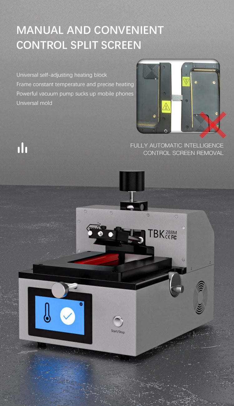 TBK 288M Semi-Automatic Mobile Screen Separator with Precision Manual Lift Control