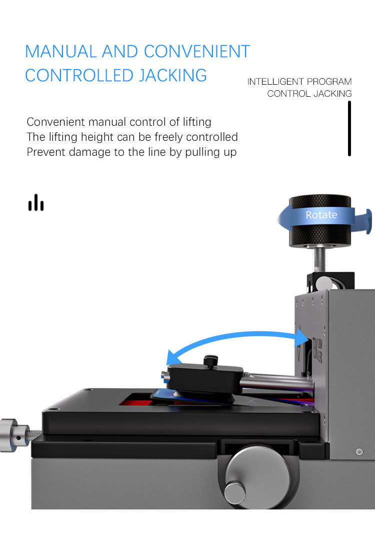 TBK 288M Semi-Automatic Mobile Screen Separator with Precision Manual Lift Control