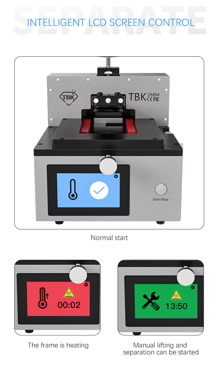 TBK 288M Semi-Automatic Mobile Screen Separator with Precision Manual Lift Control