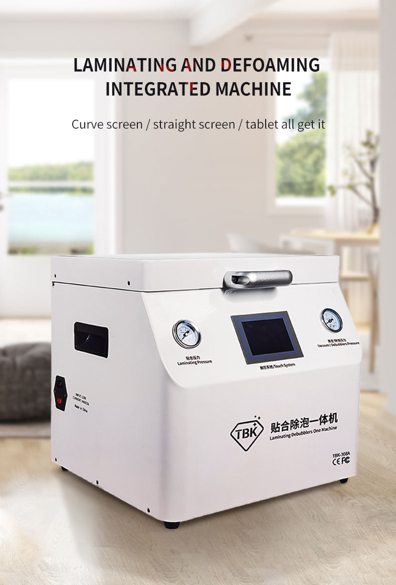 TBK-308A | 15-Inch Intelligent 2-in-1 Vacuum Laminator & Bubble Remover for Tablets