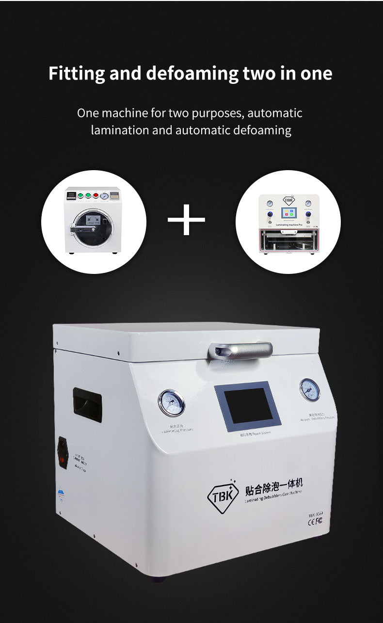 TBK-308A | 15-Inch Intelligent 2-in-1 Vacuum Laminator & Bubble Remover for Tablets