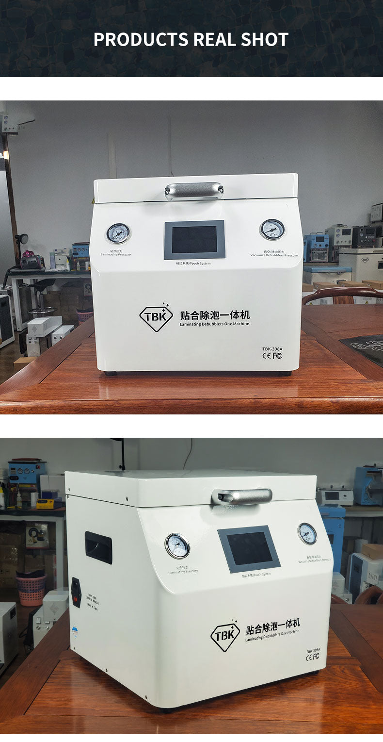 TBK-308A | 15-Inch Intelligent 2-in-1 Vacuum Laminator & Bubble Remover for Tablets