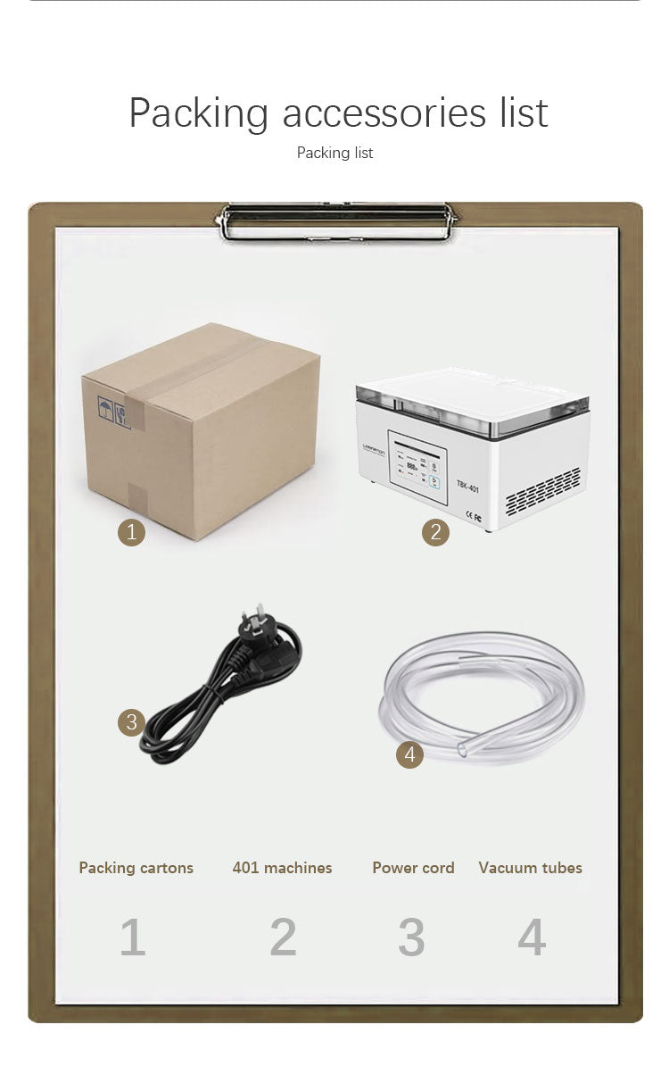 TBK-401 | Intelligent Automatic Vacuum Laminating Machine for 7-Inch Curved & Flat Screens