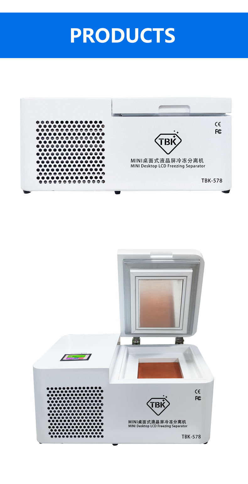 TBK 578 Mini Desktop LCD Freeze Separator Machine -185°C for Mobile & Tablet Repair