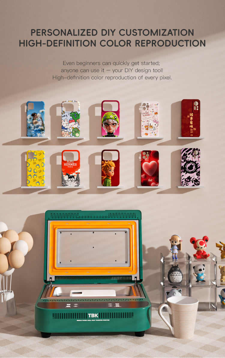 TBK 610 3D Vacuum Phone Case Heat Transfer Machine | Universal Mold System