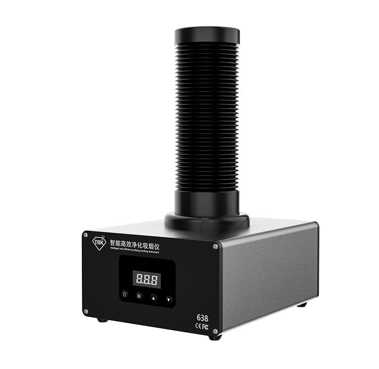 TBK-638 Desktop Solder Fume Extractor | 4-Layer Filtration System | Smoke Absorber for Soldering & Laser Marking
