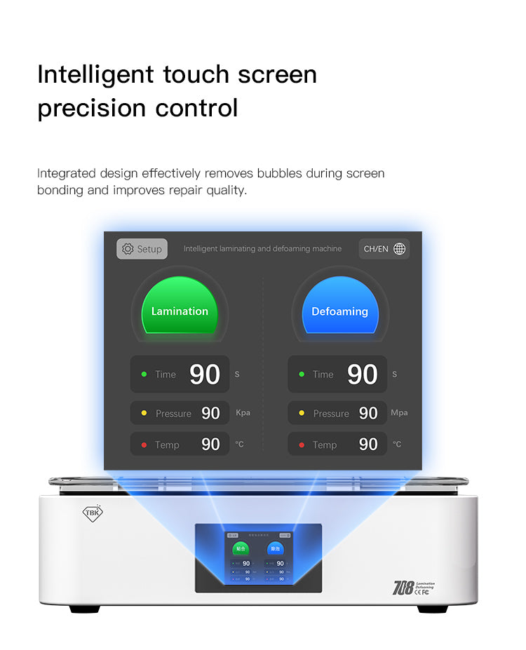 TBK-708 | 15-Inch Intelligent Airbag 2-in-1 Vacuum Laminator & Bubble Remover