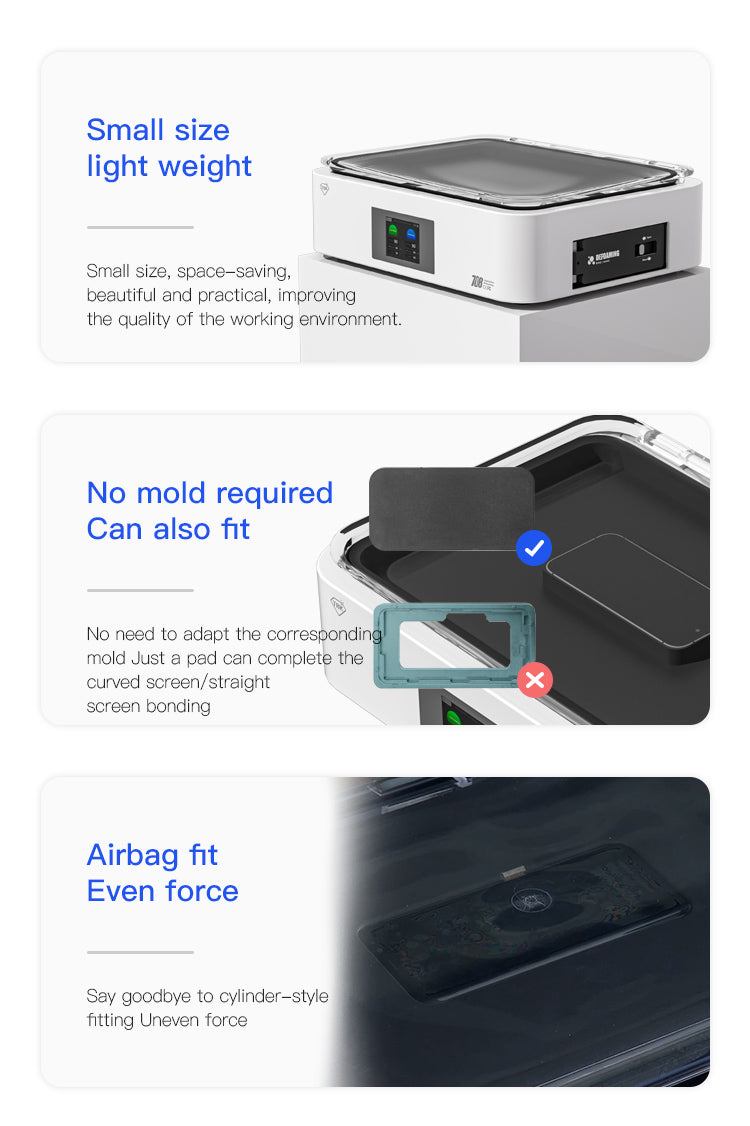 TBK-708 | 15-Inch Intelligent Airbag 2-in-1 Vacuum Laminator & Bubble Remover