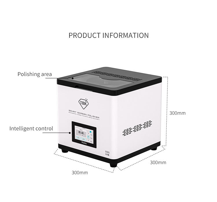 TBK 938S Mini Desktop Screen Polishing Machine | Single-Station Smartphone Scratch Removal System