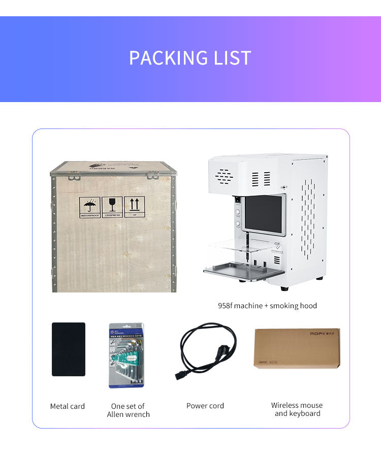 TBK 958F 20W Fiber Laser Separation Machine for iPhone Back Glass Repair & Engraving
