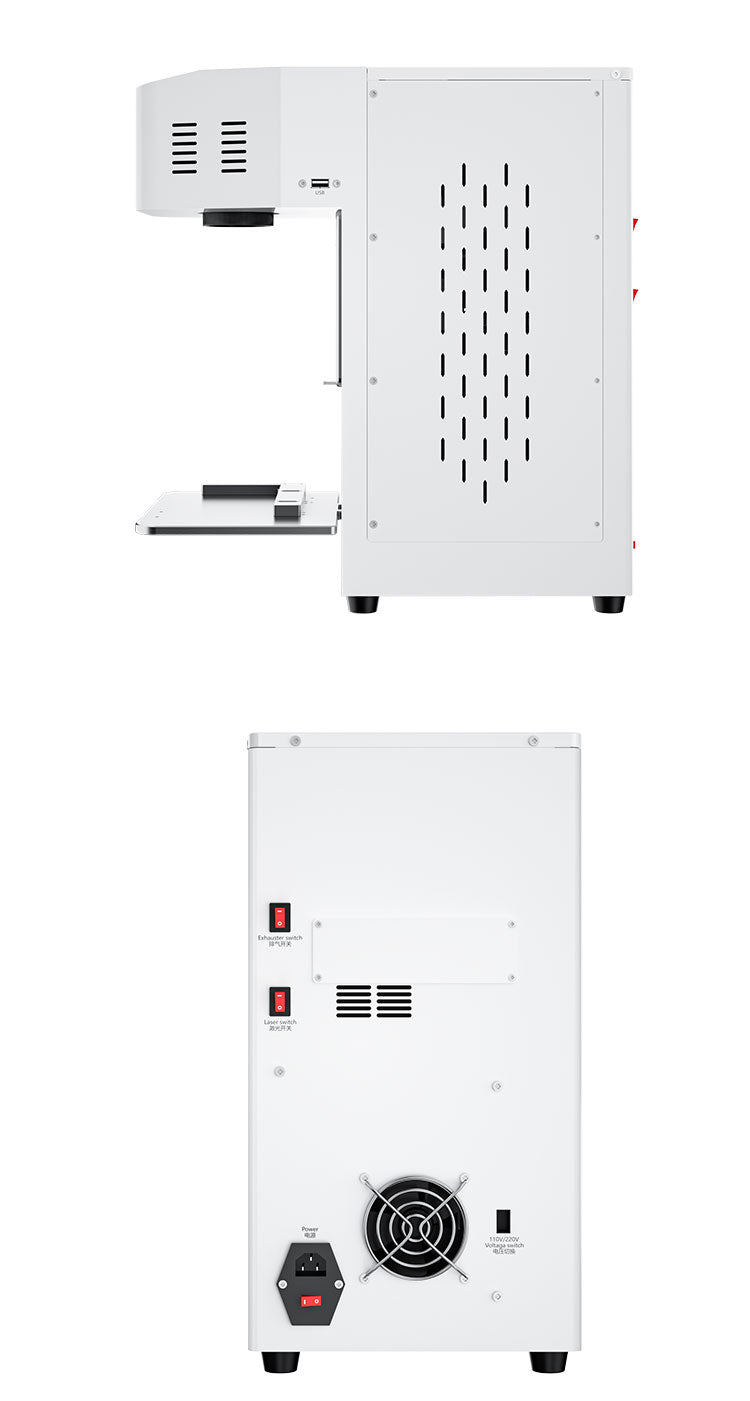 TBK 958F 20W Fiber Laser Separation Machine for iPhone Back Glass Repair & Engraving