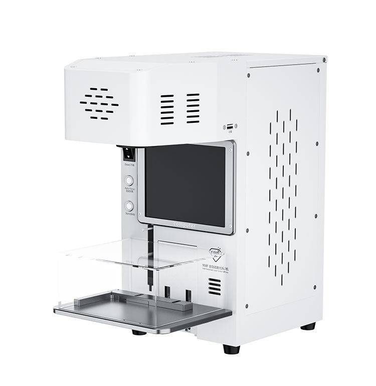 TBK 958F 20W Fiber Laser Separation Machine for iPhone Back Glass Repair & Engraving