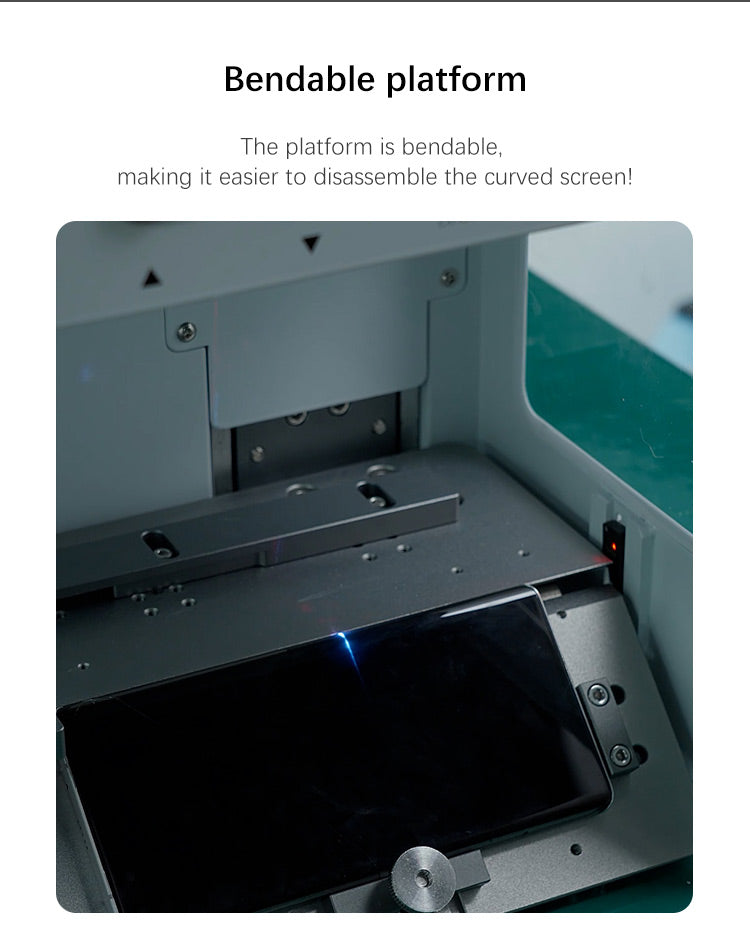 TBK 958ZE UV Laser Machine for Back Glass Removal & LCD Screen Separation | Built-in Fume Extractor