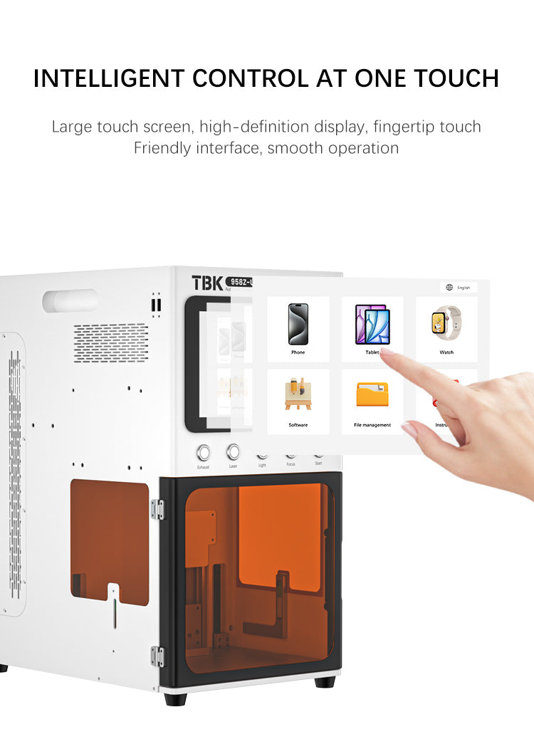 TBK 958ZU AI-Controlled UV Laser Machine | Standalone System for Back Glass, Screen Separation & Power IC Repair