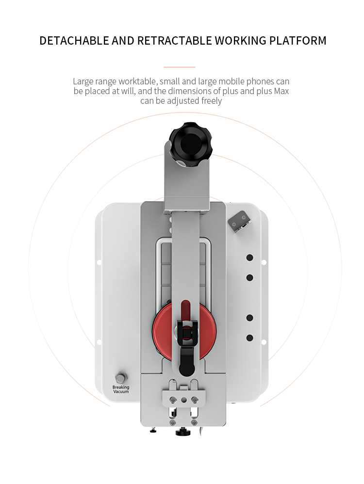 TBK-988C 360° Rotating & Tilting LCD Screen Separator with Dual Vacuum Pumps