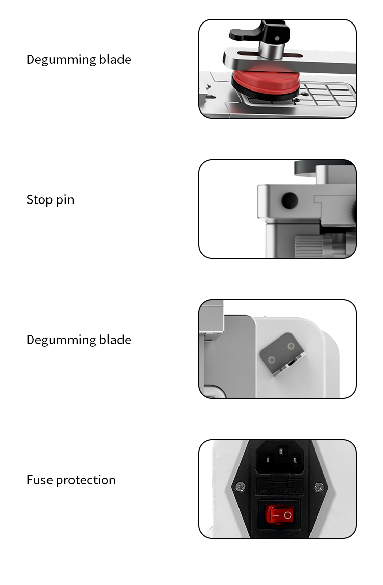 TBK-988C 360° Rotating & Tilting LCD Screen Separator with Dual Vacuum Pumps