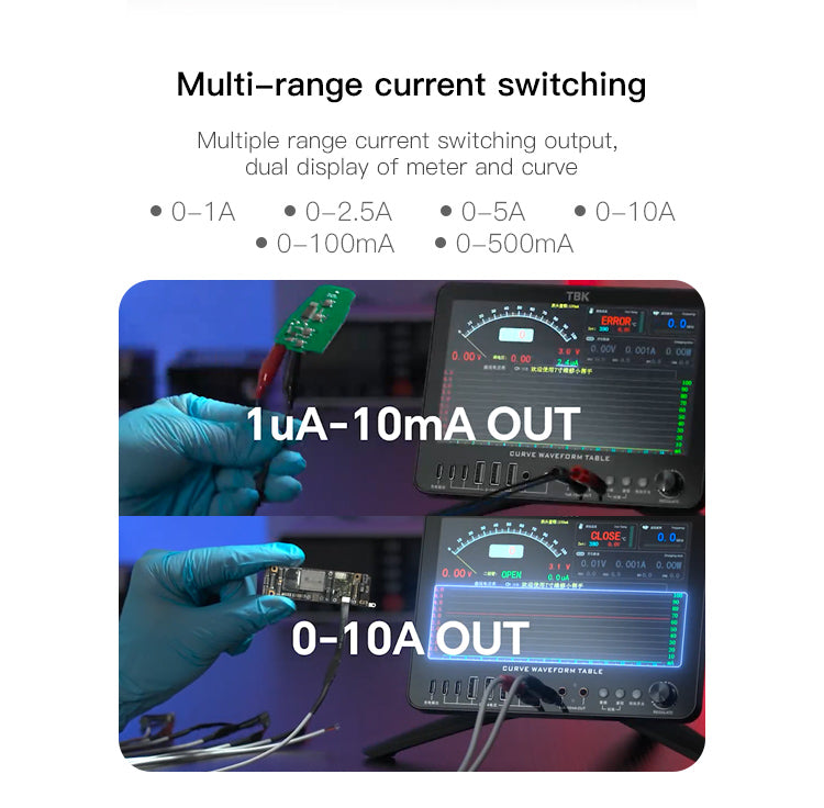 TBK D7 Multifunctional Curve Waveform Meter | DC Power Supply & Soldering Diagnostic Station