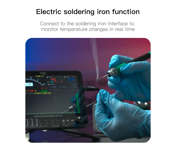 TBK D7 Multifunctional Curve Waveform Meter | DC Power Supply & Soldering Diagnostic Station