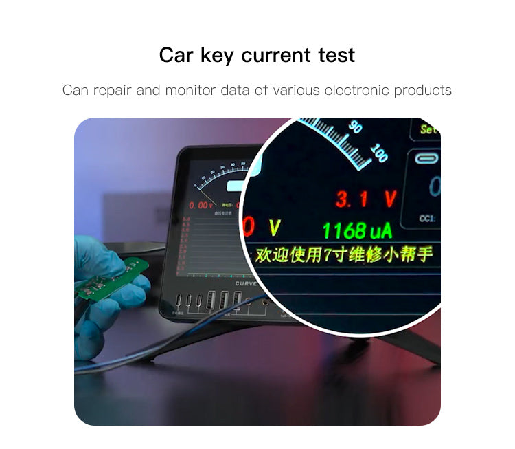TBK D7 Multifunctional Curve Waveform Meter | DC Power Supply & Soldering Diagnostic Station