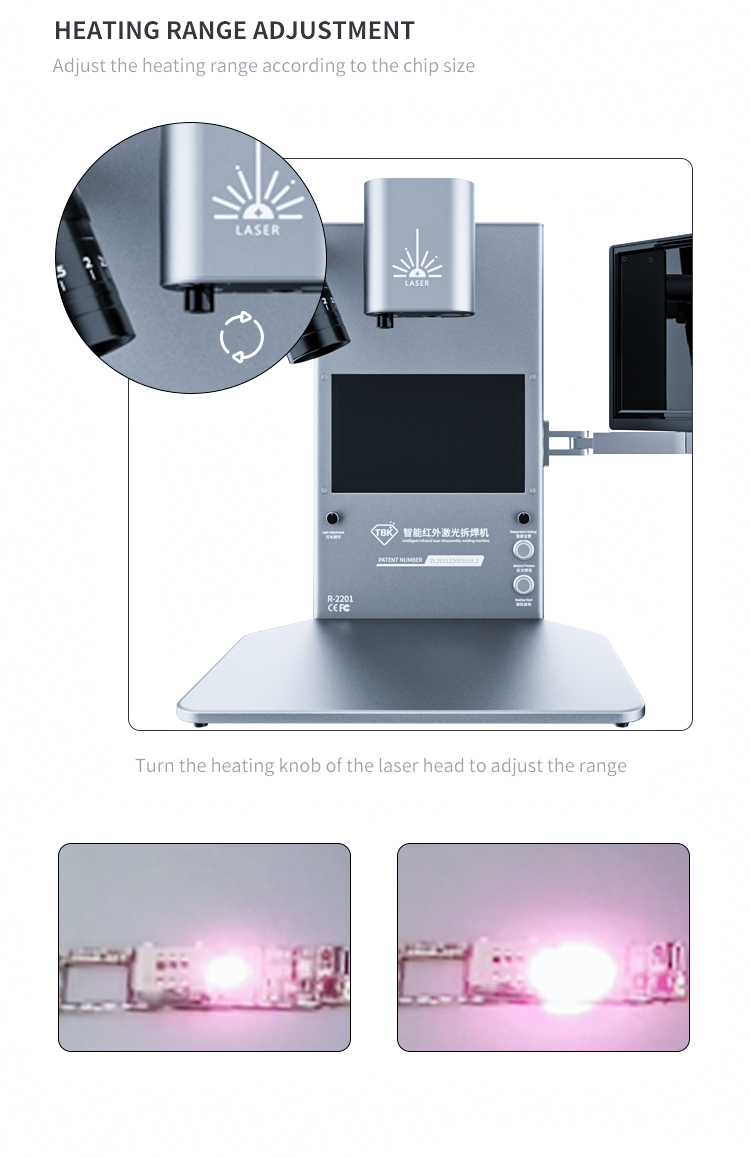 TBK R-2201 3-in-1 Laser Soldering Machine with Thermal Camera & 4K Microscope
