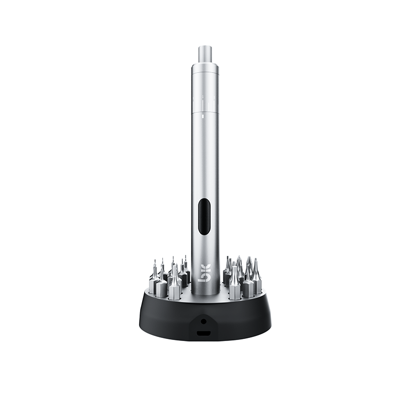 TBK 008 Cordless Electric Precision Screwdriver | Adjustable Torque (0.1 - 2.5 kgf/cm) | 24 - Bit Repair Kit for Mobile Phones & Electronics