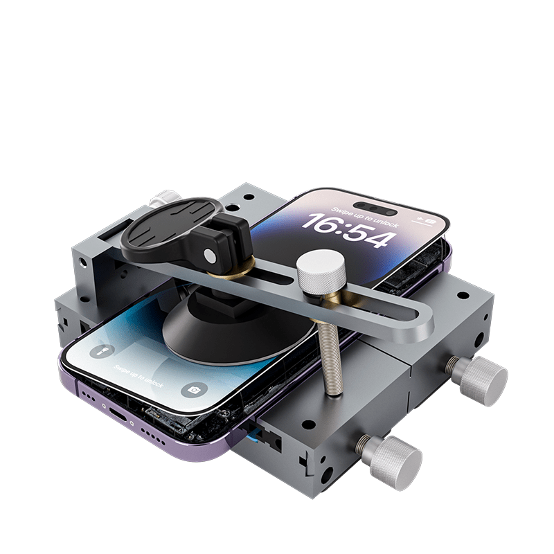 TBK 202A 3 - in - 1 Phone Repair Tool: Screen Removal Clamp, Holder & Pressure Fixture