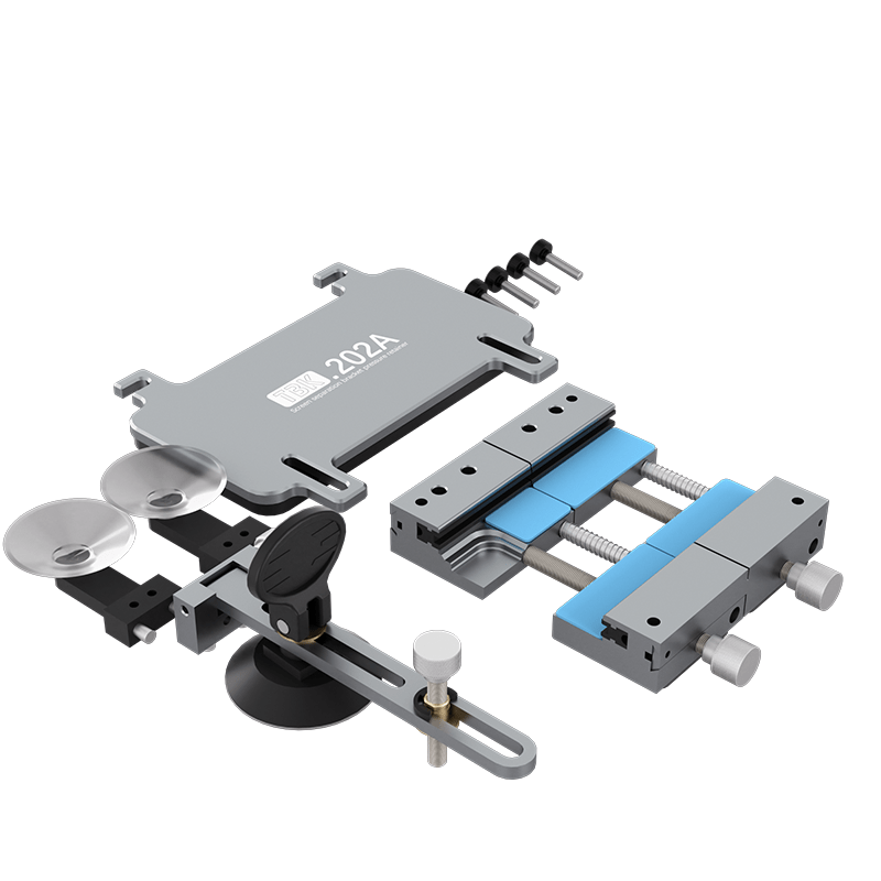 TBK 202A 3 - in - 1 Phone Repair Tool: Screen Removal Clamp, Holder & Pressure Fixture