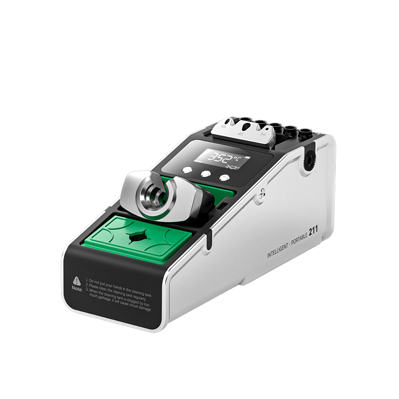 TBK 211 Cordless Portable Soldering Station with Electric Tip Cleaner (Battery Powered)
