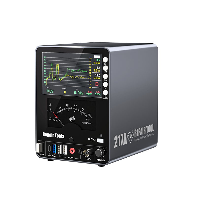 TBK 217A DC Power Supply 20V/5A with Real - Time Curve Display & Short Circuit Repair for Mobile Maintenance